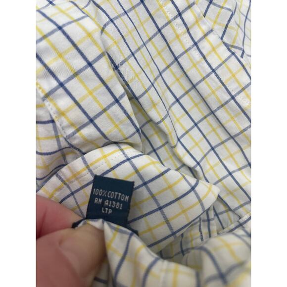 Ralph Lauren Men's Button Down Up Plaid Long Sleeve Polo 14.5 32 33 Office Pony - Picture 14 of 14